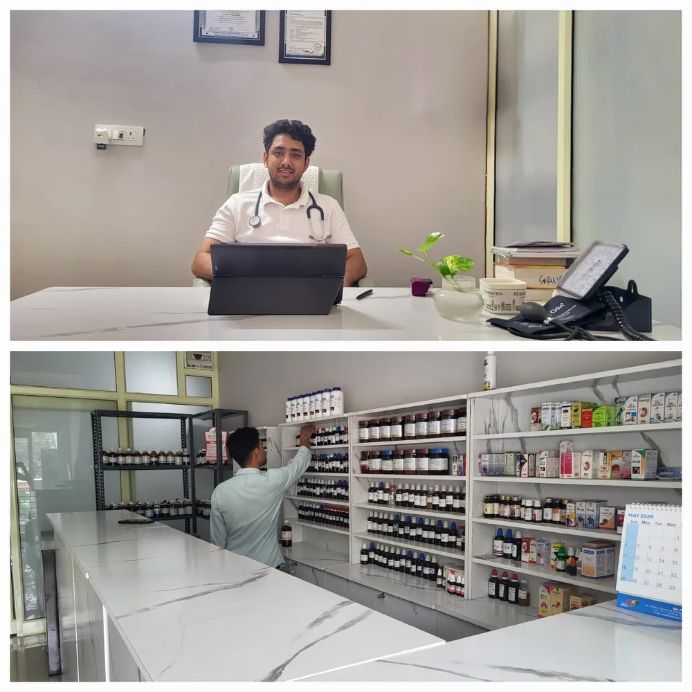 Chauhan Homeo clinic — consultation, dispensary and remedies